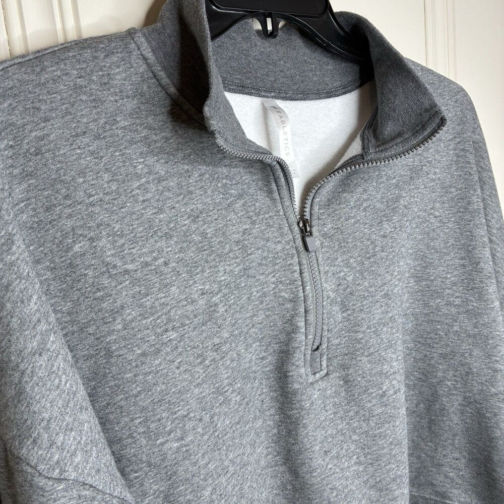 Fabletics XL Sweatshirt 1/2 Zip Cozy Ribbed Hem & Cuffs Soft Pullover